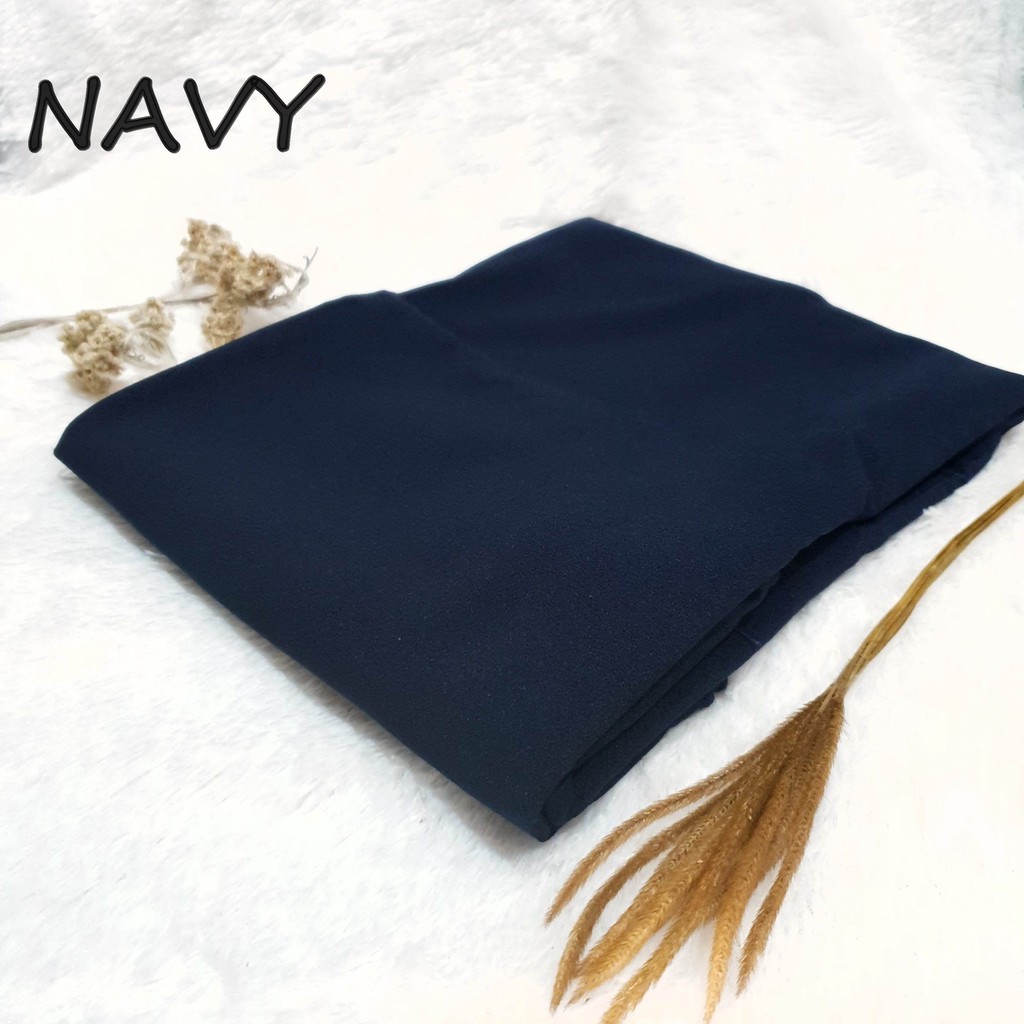 Pashmina Tali 200cm Diamond Italiano 75x200cm Pasmina Pastal Jumbo-navy