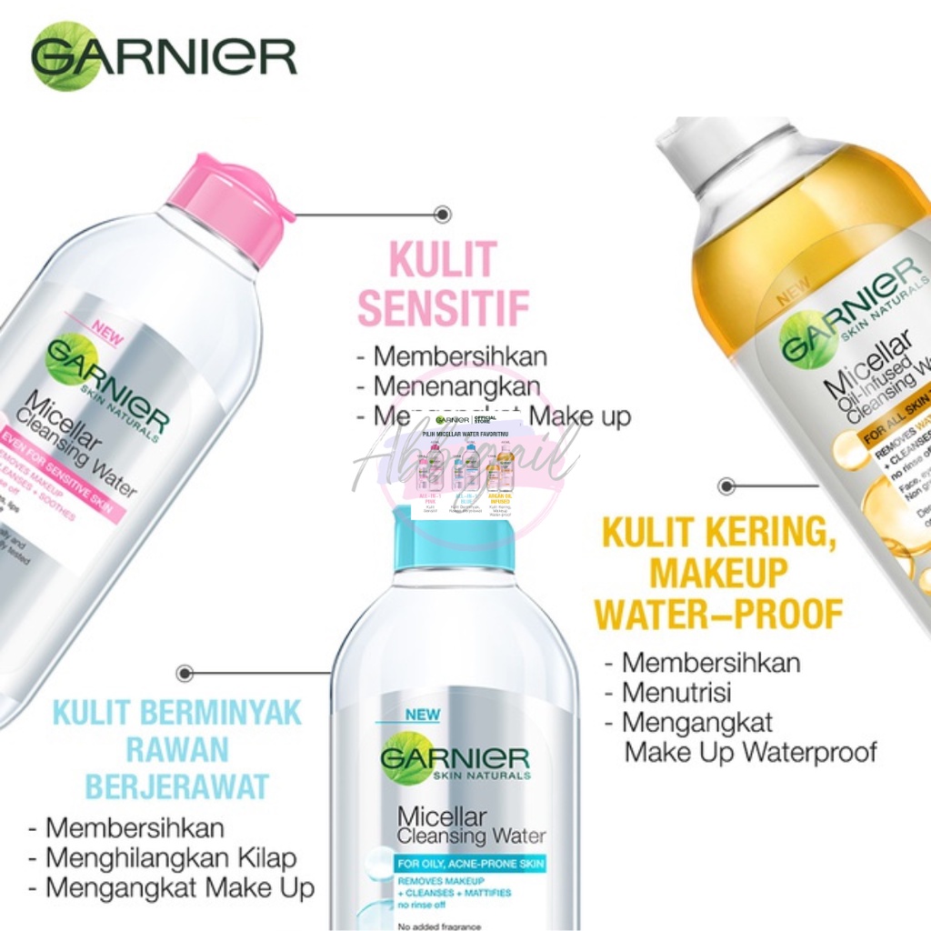 𝘈𝘉𝘎✰  Garnier Micellar Cleansing Water / Pembersih Wajah Garnier / Infused Cleansing Water / Micellar Water / Viva Face Tonic / Viva Cleanser / Toner Pembersih Wajah / Citra Pearly White UV / Sunscreen Citra 2012