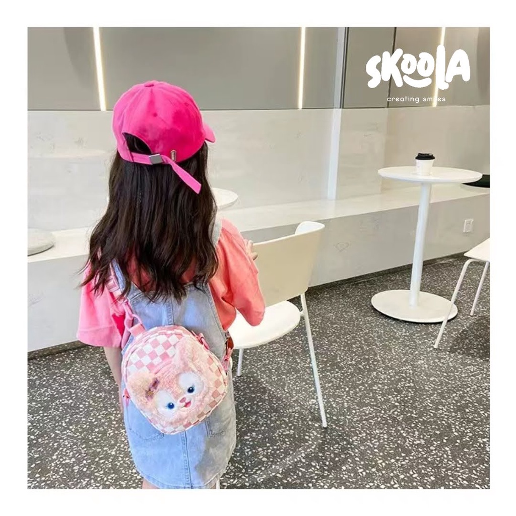 Skoola Tas Anak Perempuan PAUD Remaja Waistbag Selempang Boneka 2in1 Rabbit - Duffy