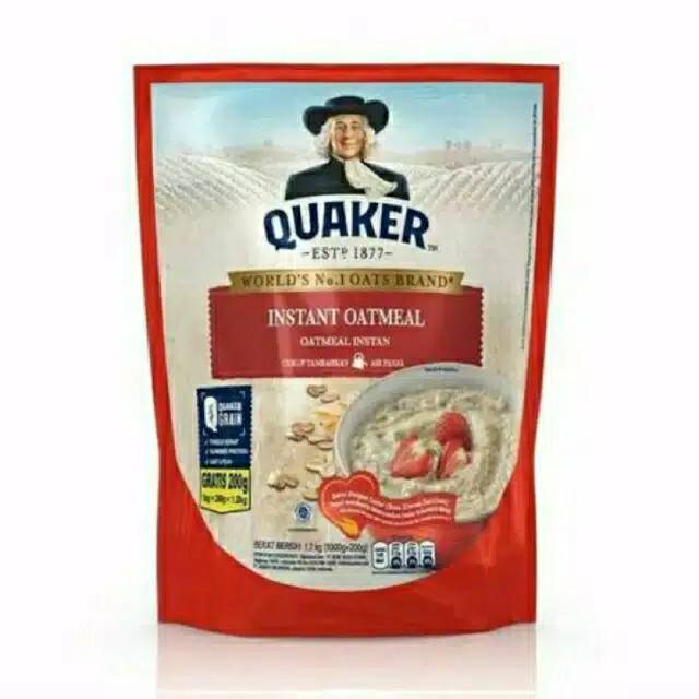 

Quaker instant oatmeal 1.2kg