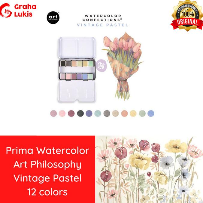 

!!!!!!] Prima Watercolor Art Philosophy Watercolor Confections Vintage Pastel