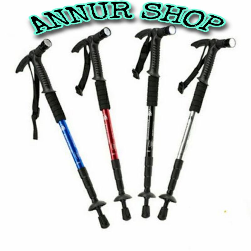 PROMO - TREKKING POLE 4 RUAS TP8102 - TONGKAT SENTER HIKING GUNUNG