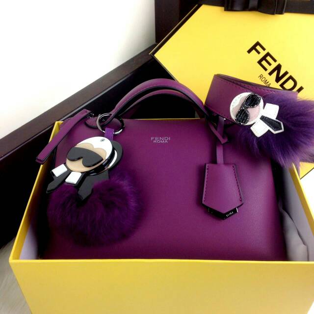 Tas handbag, FENDI By The Way Boston Bag SS17/18 with KARLITO Mirror Charms #72265