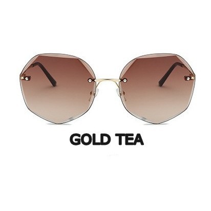 (COD) Kacamata Fashion Poligonal Kacamata Besar Sunglassess MALLSHOPPING