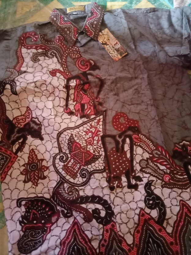 Bswart Batik Hrb026 Kenongo Hem Pendek Padi Pekalongan M L Xl Batik Pria Murah Modern Grosir