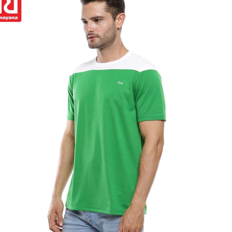 [KODE 650] Ramayana - RAF Tshirt Pria Kombinasi Atas Lengan Pendek Raf28 TERLAKU..
