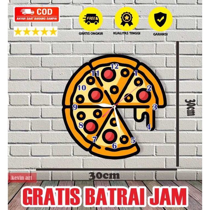 JAM DINDING BESAR MURAH UNIK KARAKTER PIZZA TEMPEL TEMBOK DEKORASI KAMAR TIDUR AKSESORIS FURNITURE RUMAH HIASAN DINDING LUCU UNICORN AESTHETIC KLASIK PAJANGAN DINGDING SERBAGUNA KOLEKSI HADIAH ANAK KADO ULANG TAHUN PERNIKAHAN TERBARU DISKON