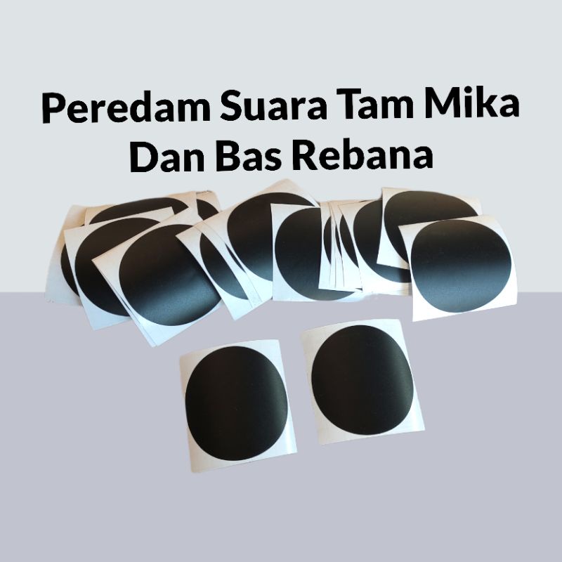 Peredam Tam Tung Mika Stiker Peredam Bas Rebana Hadroh