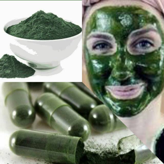 Grosir masker spirulina organik