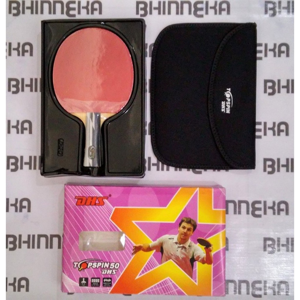 Bet Ping Pong / Tenis Meja DHS Power Spin 50 + tas last stok