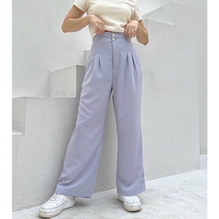 ROY PANT / CELANA PANJANG HIGHWAIST WANITA