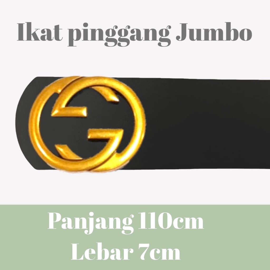 SMARTGIRL IKAT PINGGANG WANITA IMPORT JUMBO/ TALI PINGGANG CEWEK FASHION 00680-00691/06000-06004 (6,7cm jumbo)