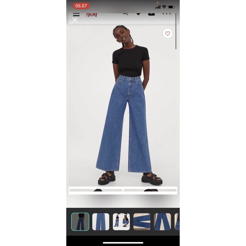 hnm wide leg jeans
