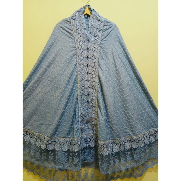 mukena dewasa | mukena katun paris bentol full swarowski | mukena bordir | mukenah | mukena katun | 