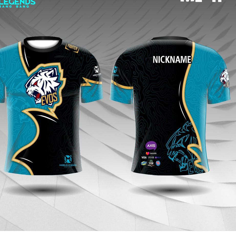 Best Seller.. Jersey e sport mobile legends evos baju kaos gamer