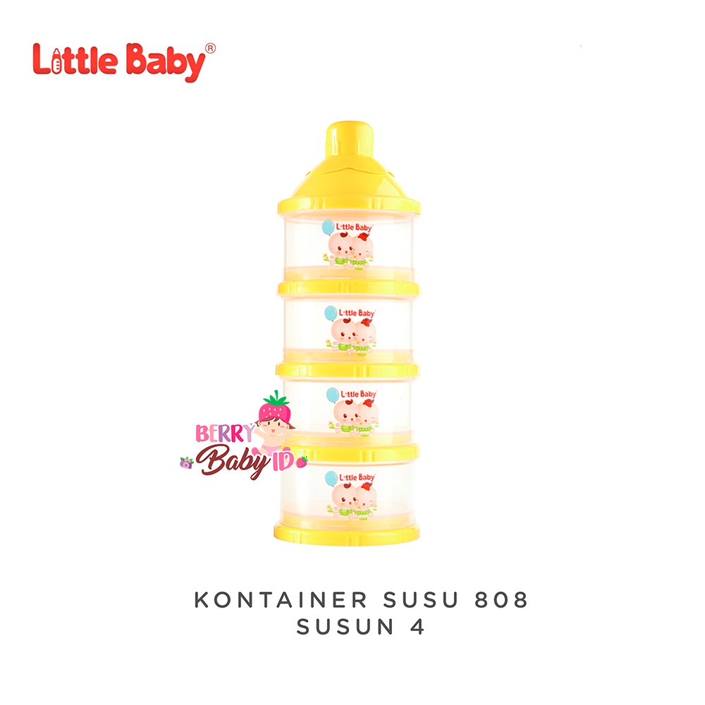 Little Baby Milk Dispenser Kontainer Wadah Susu Susun 4 #808S4 Berry Mart