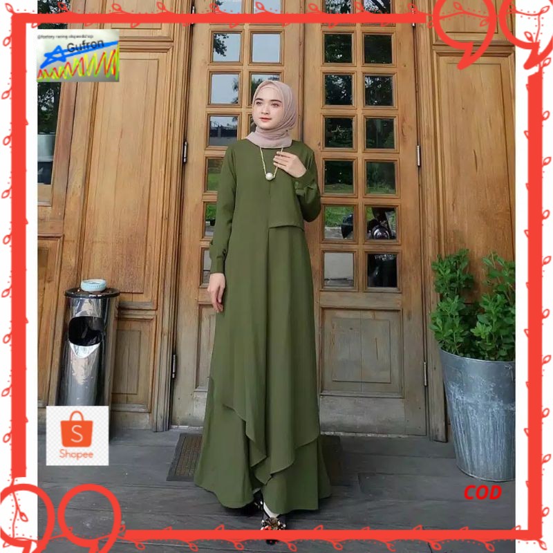 Miza Dress Fashion TerbaruGamis Muslim Murah