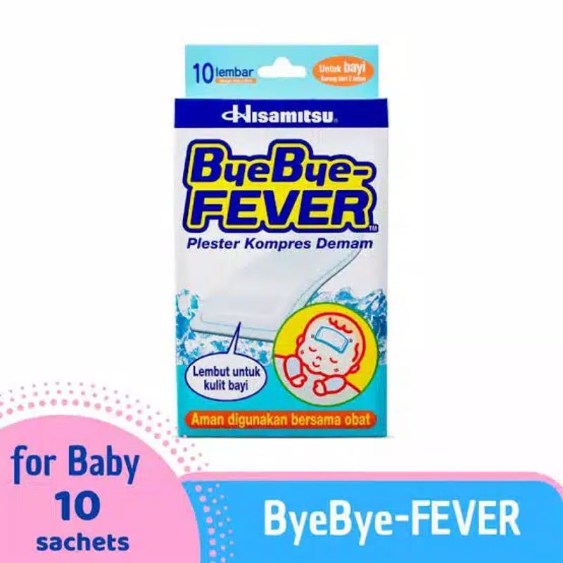Byebye Fever Baby Fever Patch Kompres Demam Panas Bayi