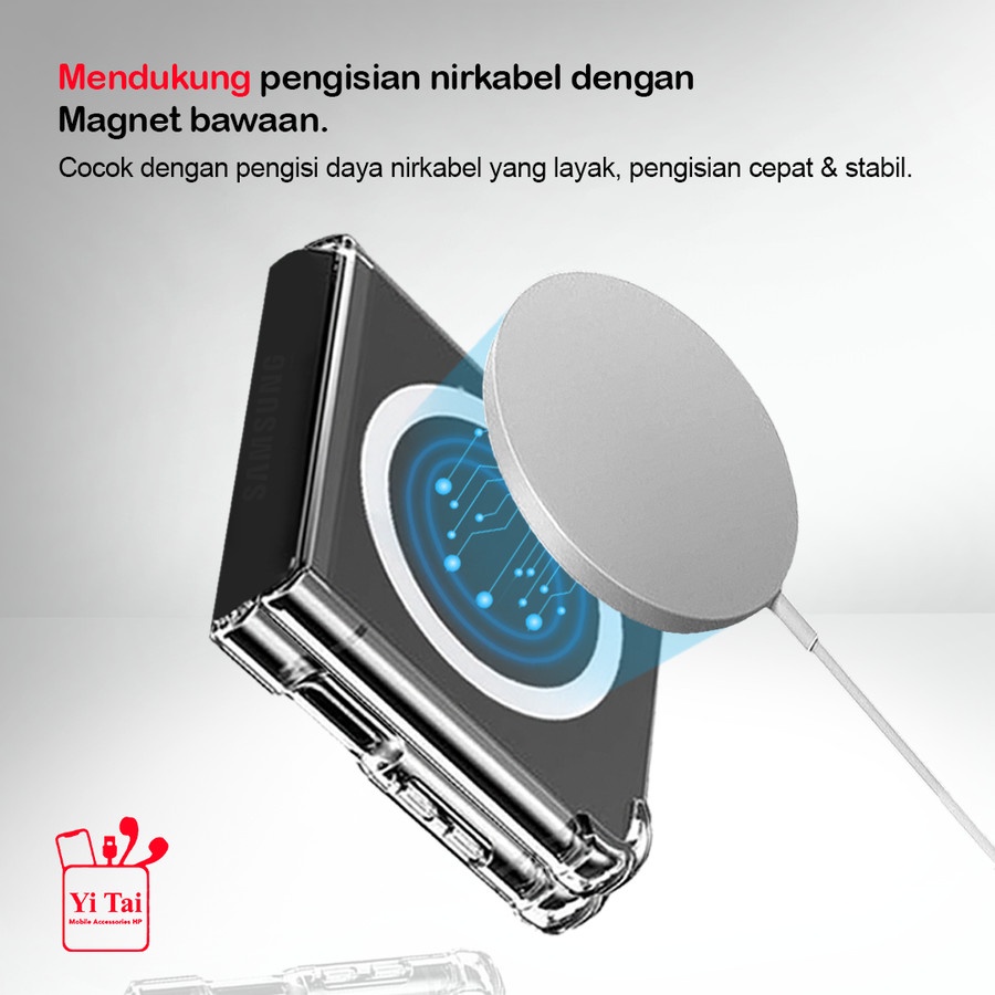 CASE SAMSUNG Z FLIP 4 - CLEAR CASE MAGSAFE SAMSUNG Z FLIP 4 Z FLIP 3 - BDC