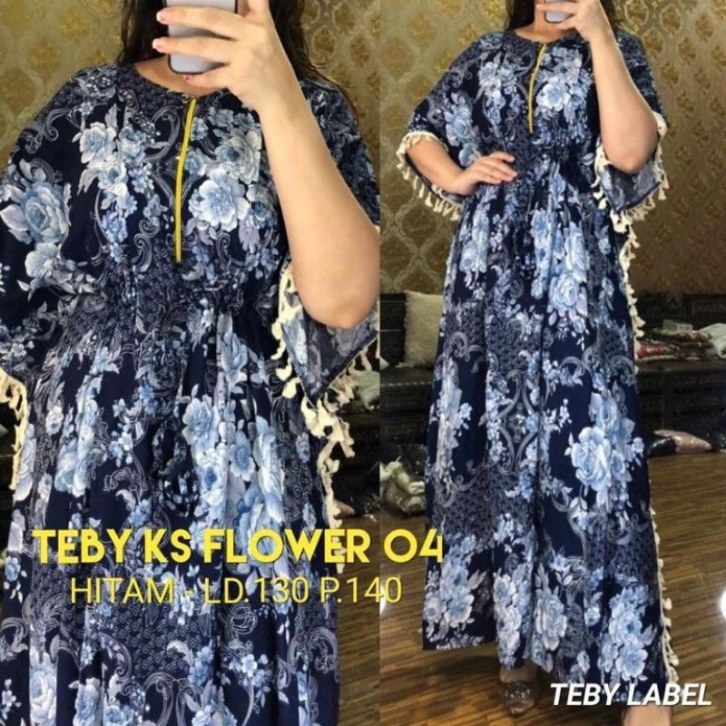 Daster arab ks flower 04 teby