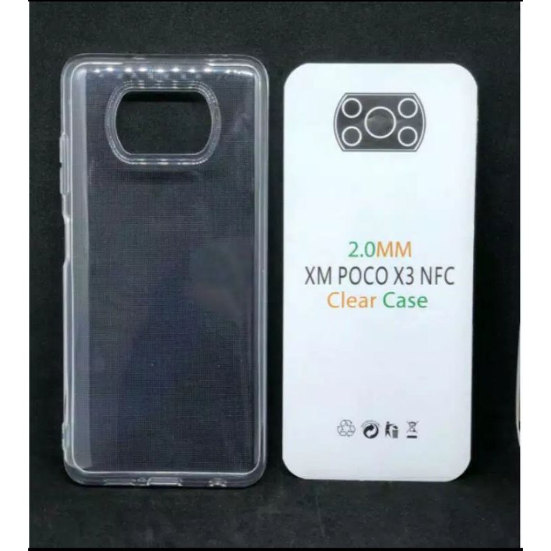 Silicone case jelly POCO X3 / POCOPHONE X3 NFC Bening Transparan