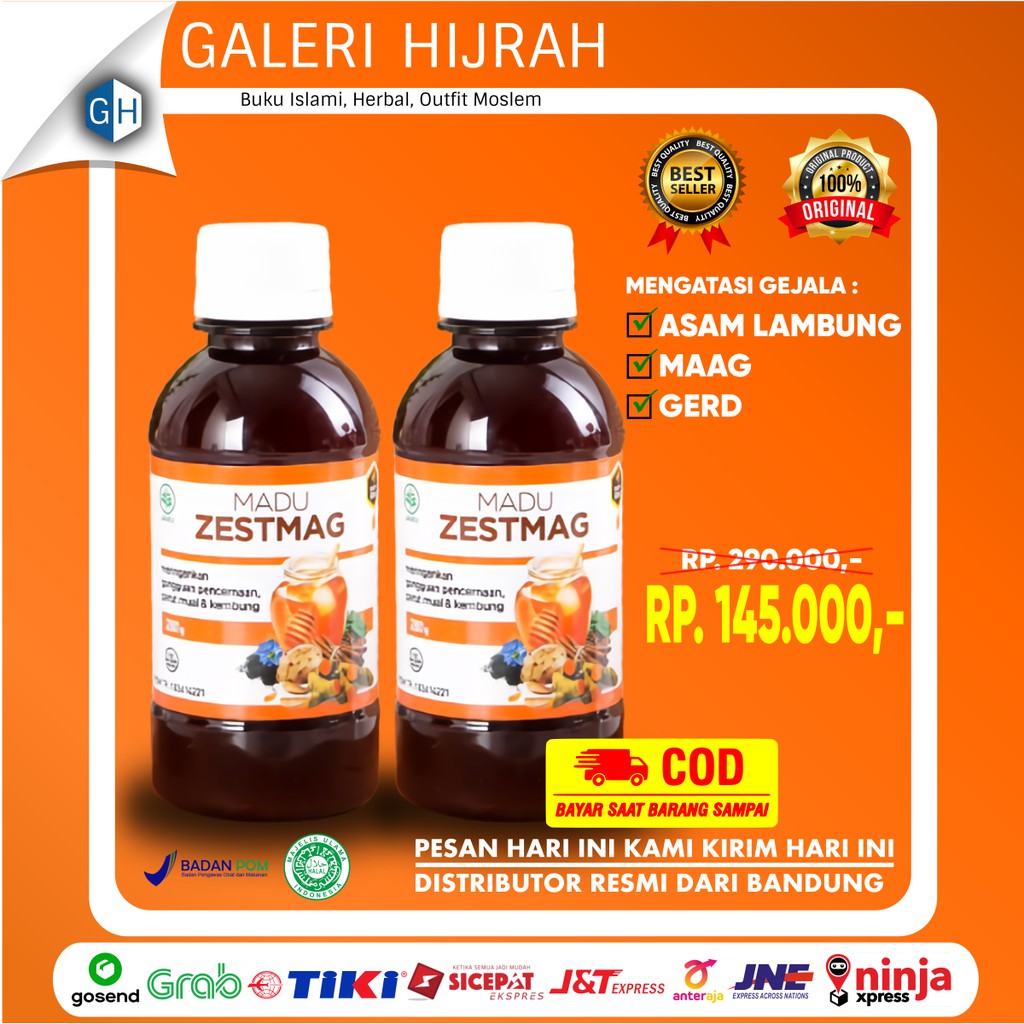 

Best Seller!! Madu Zestmag Obat Asam Lambung, Tungkak, dan GERD