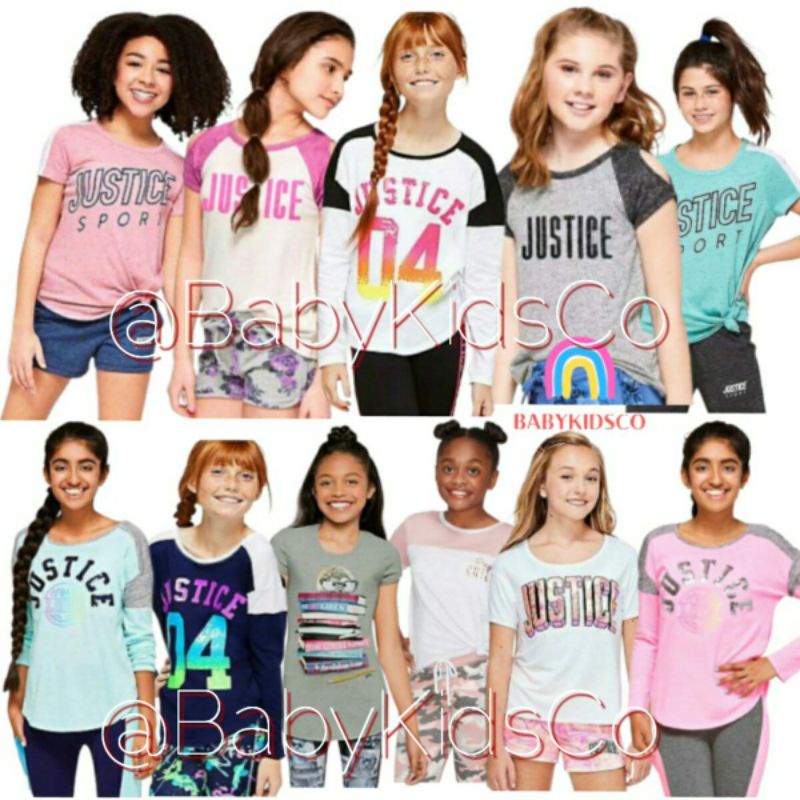 ORIGINAL Justice Girl Tee - kaos anak cewek justice branded ori perempuan murah ori