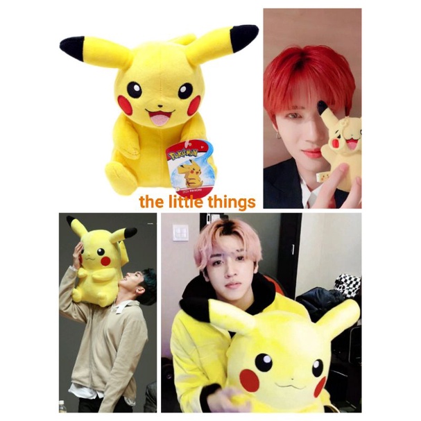 Boneka Pikachu Senyum / Boneka Pikachu tidur / Ganci Pikachu