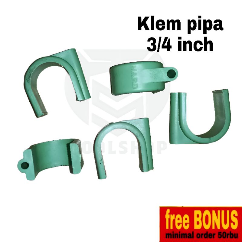 Klem Pipa 3/4 inch