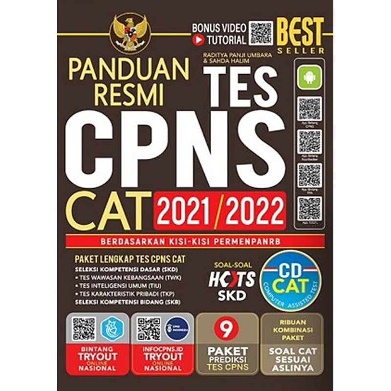 Jual Buku Panduan Resmi Tes Cpns Berdasarkan Kisi Kisi