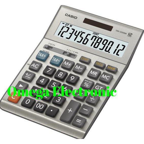 

Casio Dm-1200Ms - Calculator Desktop Kalkulator Meja Kantor Dm 1200 Ms