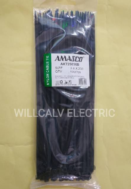 KABEL TIES 3.6X250MM - KABEL TIES 3.6X25CM - INSULOK 3.6X250MM - INSULOK 3.6X25CM