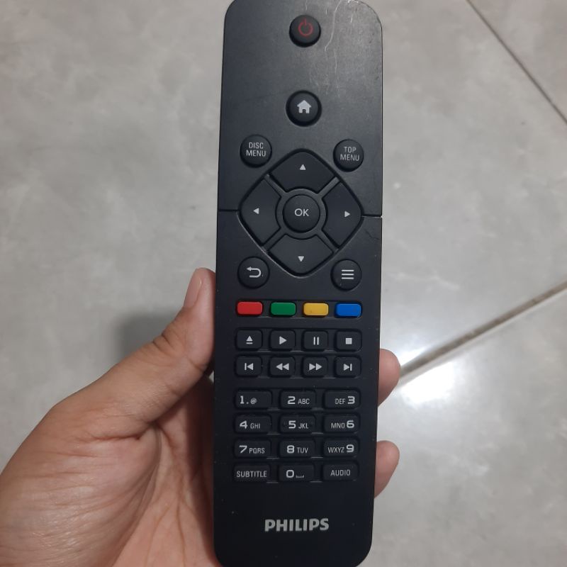REMOTE REMOT DVD PHILIPS PLAYER DISC MENU ORIGINAL ASLI