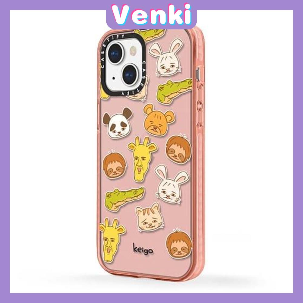 iPhone Case Silicone Soft Case Clear Case Thick TPU Camera Protection Frame Shockproof Case Translucent Pink Cartoon Animal Cute Style For iPhone 13 Pro Max iPhone 12 Pro Max iPhone 11 Pro Max iPhone 7 Plus iPhone XR XS MAX 12 pro X/XS Pro Plus 7 Max 13