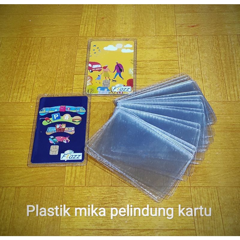 Plastik Mika pelindung kartu KTP/ATM/KTP/SIM/emoney/ID Card/Kartu kredit/logam mulia