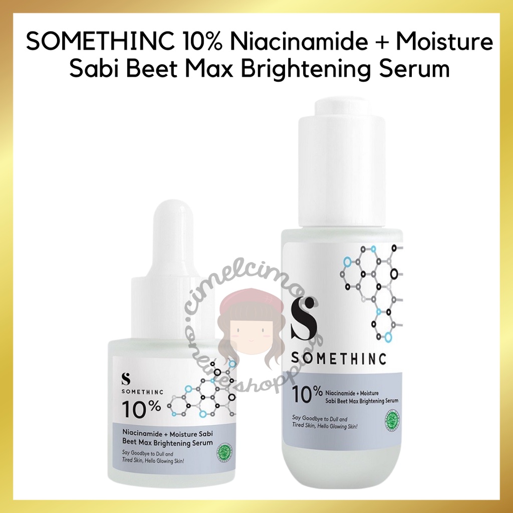 [PROMO SPESIAL] BPOM SOMETHINC 10% Niacinamide + Moisture Sabi Beet Max Brightening Serum 20ml 40ml