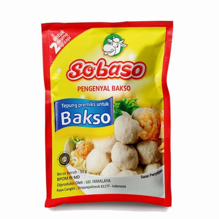 

Tepung Sobaso Tepung Pengenyal Bakso 32Gr (1 Pack)