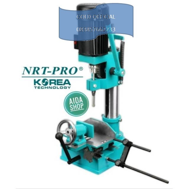 READY *GOLD* Mesin Bor Duduk Bobok Kayu NRT Pro / Drill Press Chisel