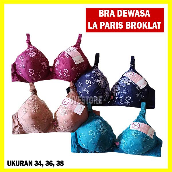 UYS BRA LA PARIS BRA BROKLAT WANITA TANPA KAWAT Z0447A
