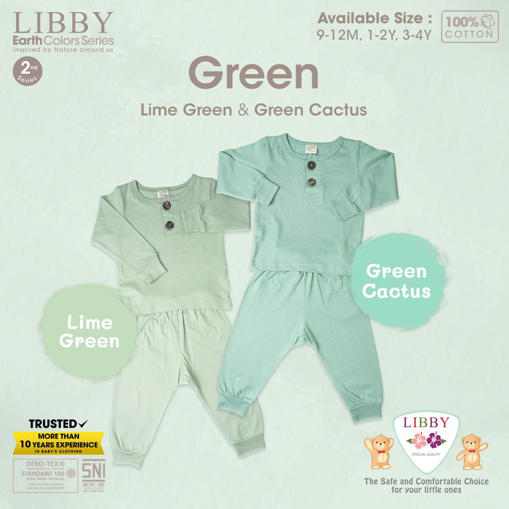 Libby earth colors series setelan panjang