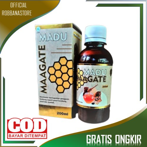 

Madu Maagate Herbal Obat Maag Kronis - Asam Lambung - GERD - Ganguan Pencernaan - Original 100% Maag