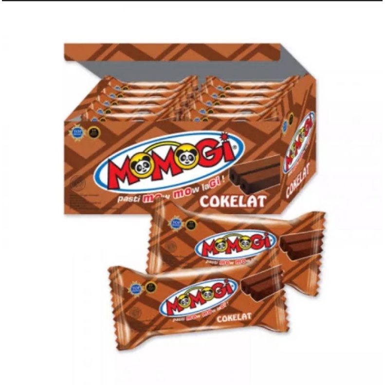 Momogi rasa coklat 1 dus