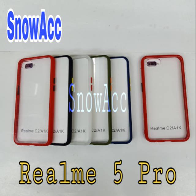 RealMe 5 Pro Case Fuze Clear Casing Realme 5 Pro Back case