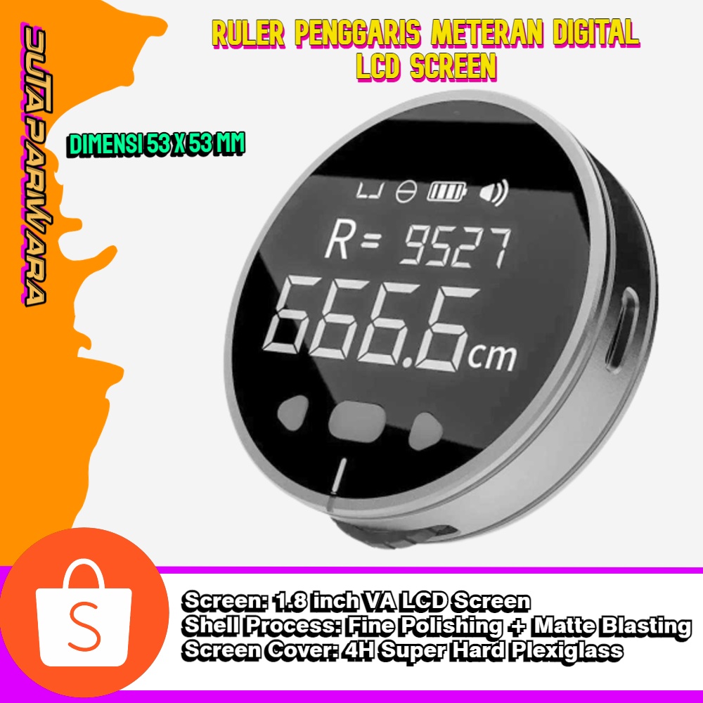

Penggaris Meteran Digital LCD Screen Xiaomi Mijia