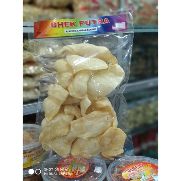 

keripik kripik rambak kerbau khusus GOJEK grab