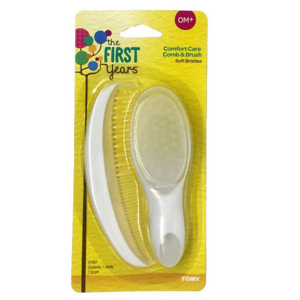 Newmei - The First Years Comb &amp; Brush / Sisir Rambut Bayi 0m+