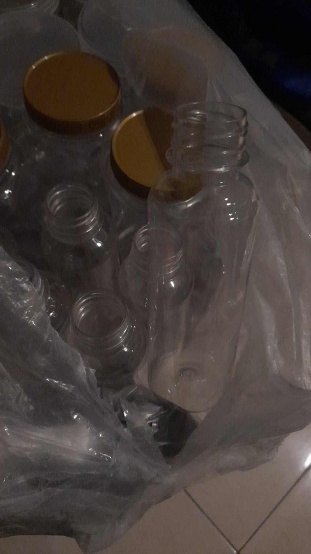 Botol Almond / Botol Milk / Botol Jelly /botol Plastik ( Min.20 Pcs )