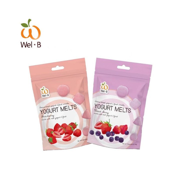 Wel B Yogurt Melt (Snack bayi)