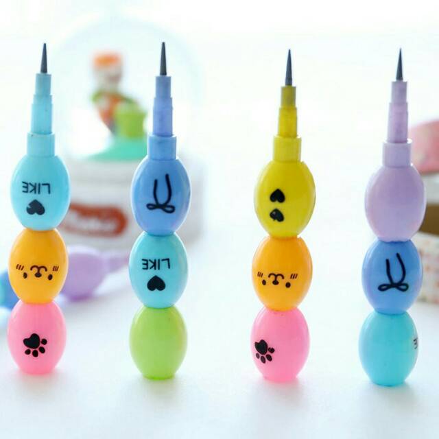

Pensil kacang Warna Warni