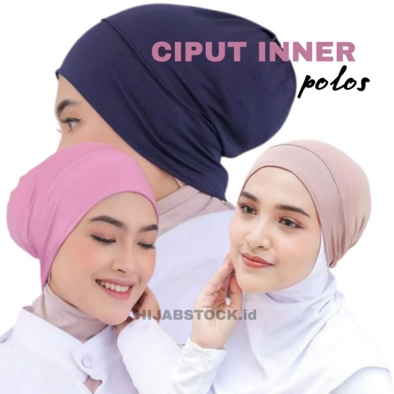 CIPUT INNER KAOS POLOS / CIPUT KUPLUK KAIN RAYON PREMIUM